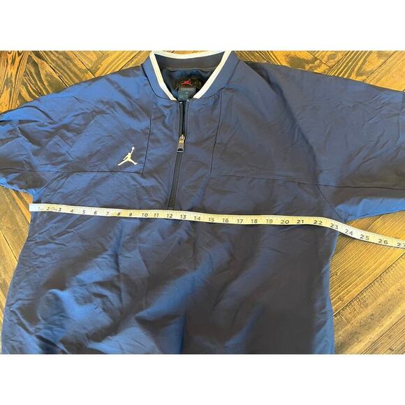Air Jordan Short Sleeve Pullover Windbreaker Men Large Transition Coach Training - Picture 4 of 11